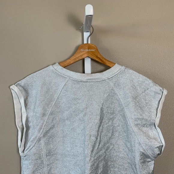 NWOT Anthropologie Pilcro Shiny Knit Muscle Top - Picture 13 of 16